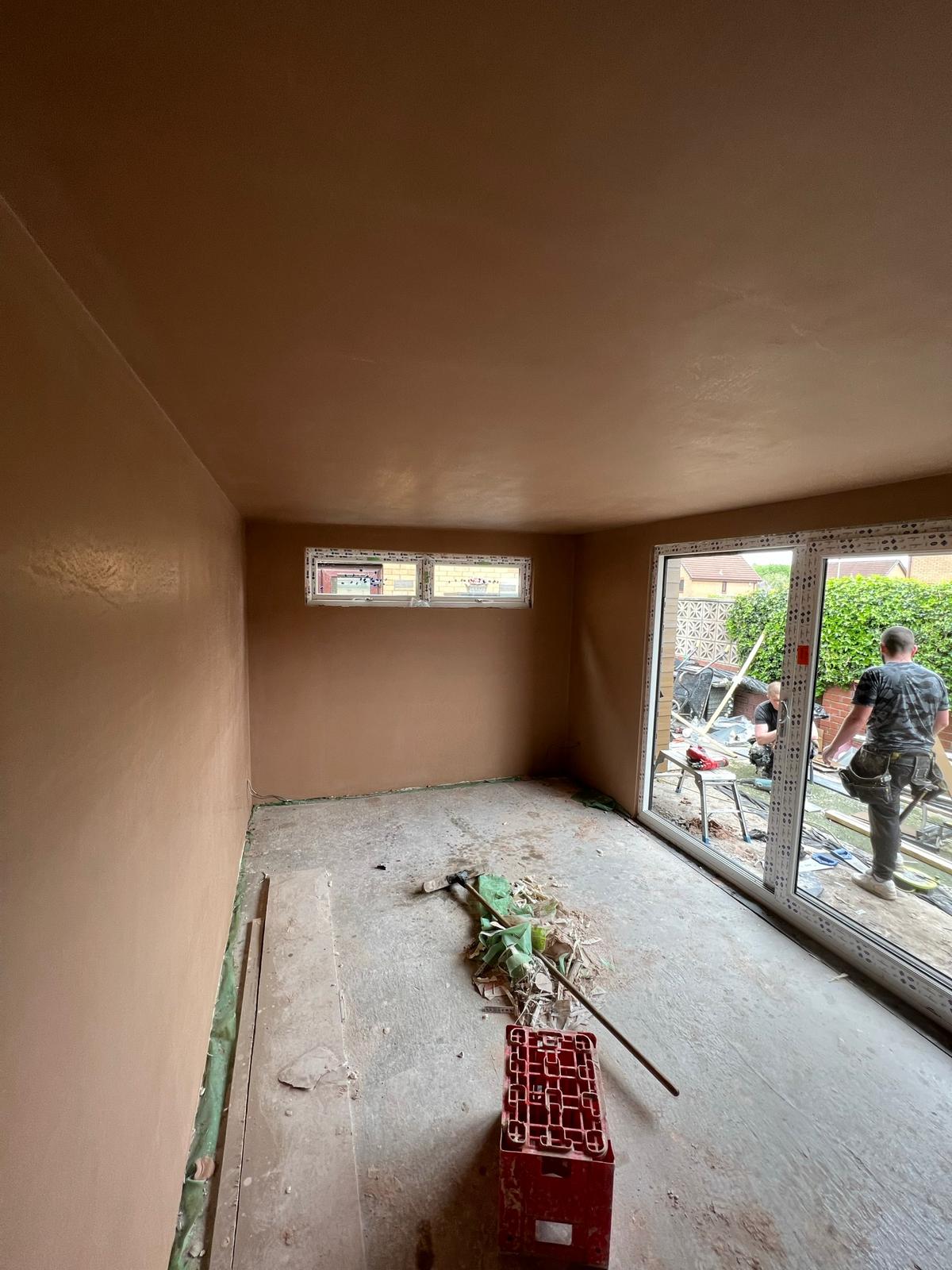 Professional plastering work Glasgow