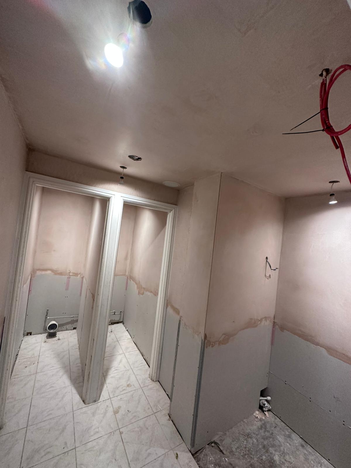 Smooth plaster finish