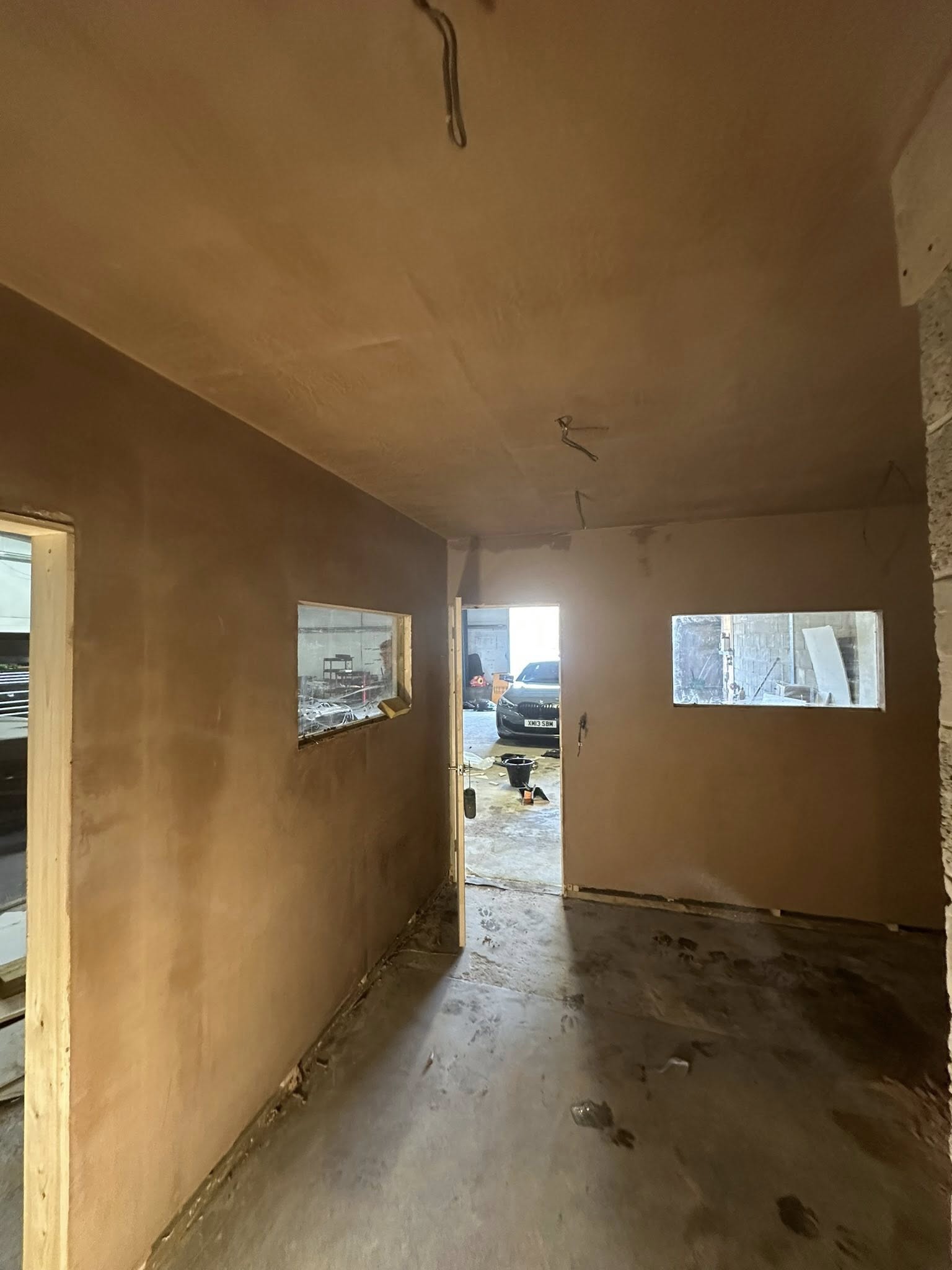 Commercial office plastering Twechar