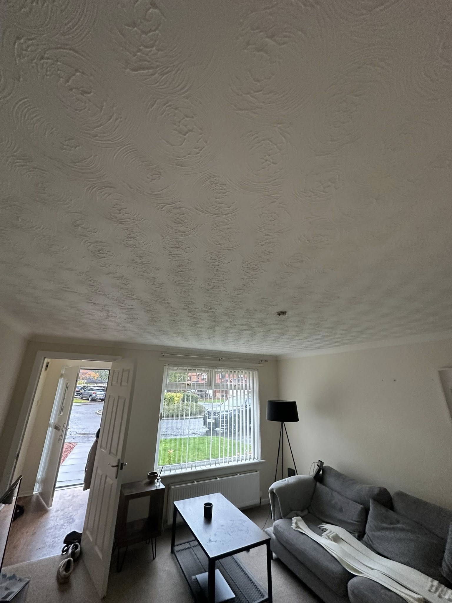 Dated artex ceiling Scotland
